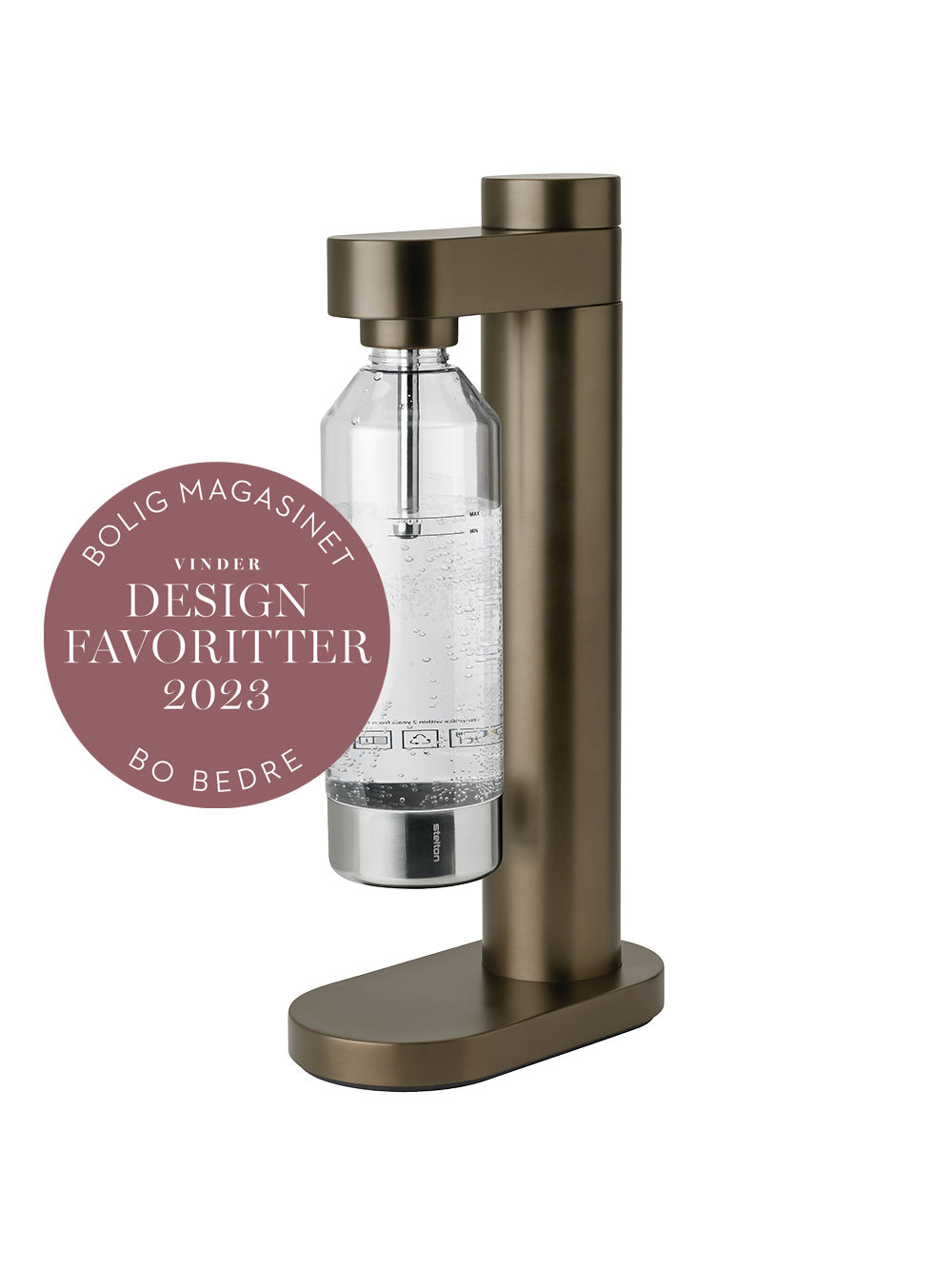 Brus sodavandsmaskine - brun/metallic